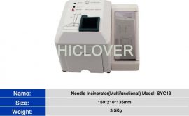 Needle Incinerator(Needle & Syringe Destroyers) and Micro Incinerator for COVID 19 waste.HICLOVER Solution for Fighting COVID-19, Medical Waste