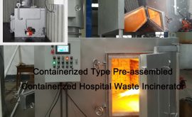 Containerized Kind Pre-Assembled Mobile Medical Center Waste Burner Design CA100
