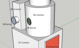 General requirements of a 100 kg/hr 3 burning Chambers Burner