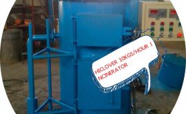 hiclover 10kgs per hour incinerator