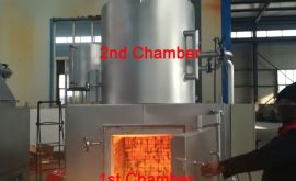hiclover incinerator 100-150kgs per hour