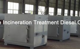 250kgs per hour capacity waste incinerator