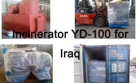 Incinerator YD-100 for Iraq