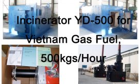 Incinerator YD-500 for Vietnam