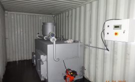 Pyrolytic Double Chamber Incinerator Small Size：Burning Rate：30-45 kg/hr；Maximum Load Capacity：400 kg